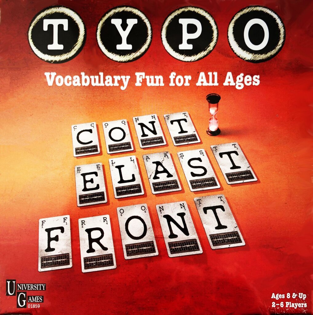 Typo board game cover
