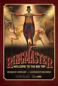 Ringmaster: Welcome to the Big Top board game cover