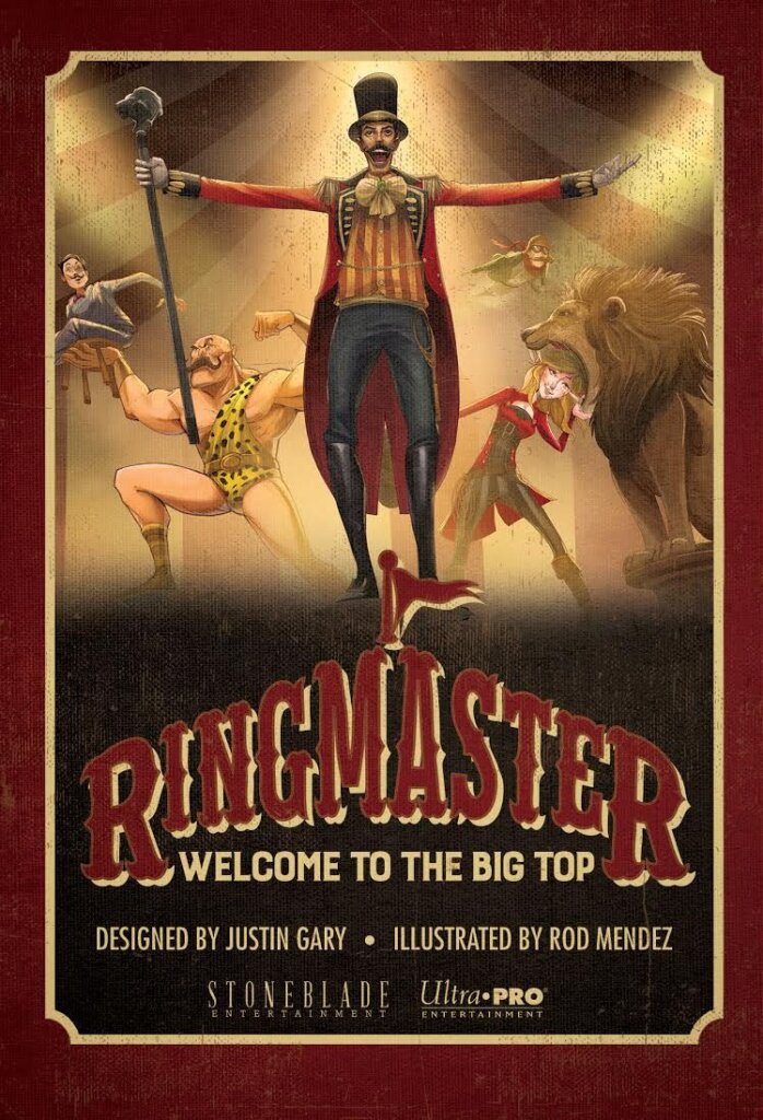 Ringmaster: Welcome to the Big Top board game cover
