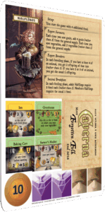 Caverna: The Forgotten Folk – Halflings promo board game cover
