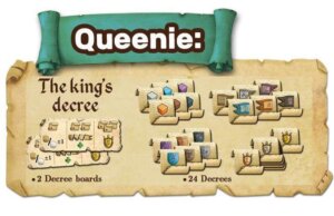 Merlin: Queenie 2 – The King’s Decree board game cover