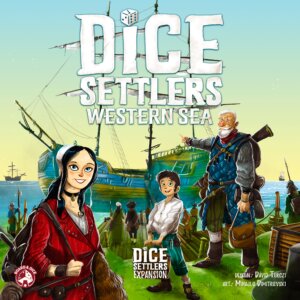 Dice Settlers: Western Sea board game cover