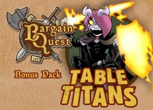 Bargain Quest: Table Titans board game cover