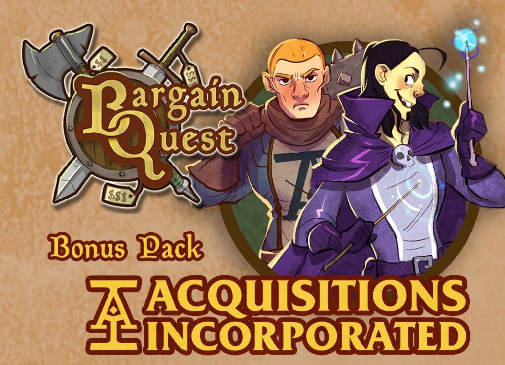 Bargain Quest: Acquisitions Incorporated board game cover