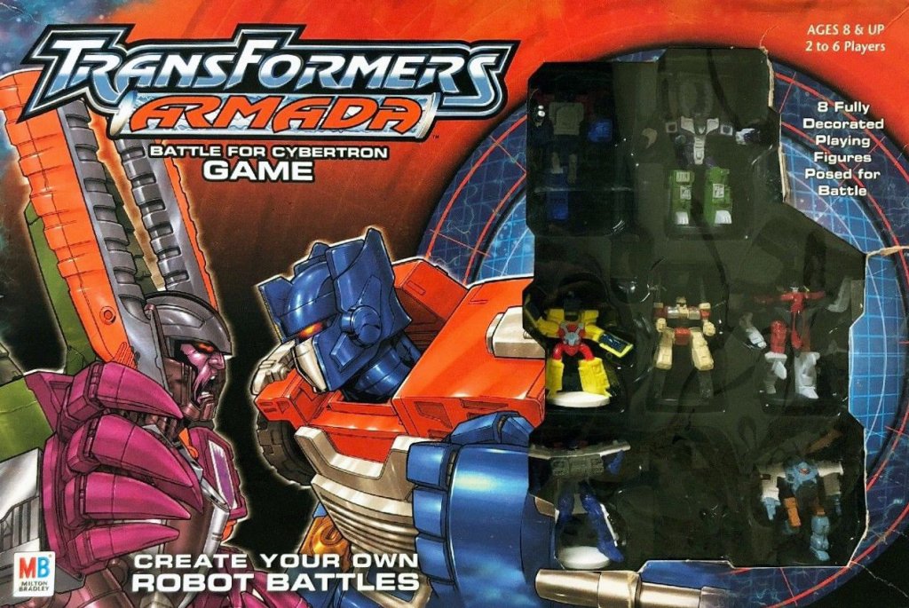 Transformers Armada:  Battle for Cybertron board game cover