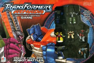 Transformers Armada:  Battle for Cybertron board game cover
