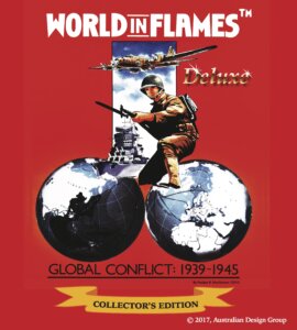 World in Flames Collector’s Edition Deluxe board game cover