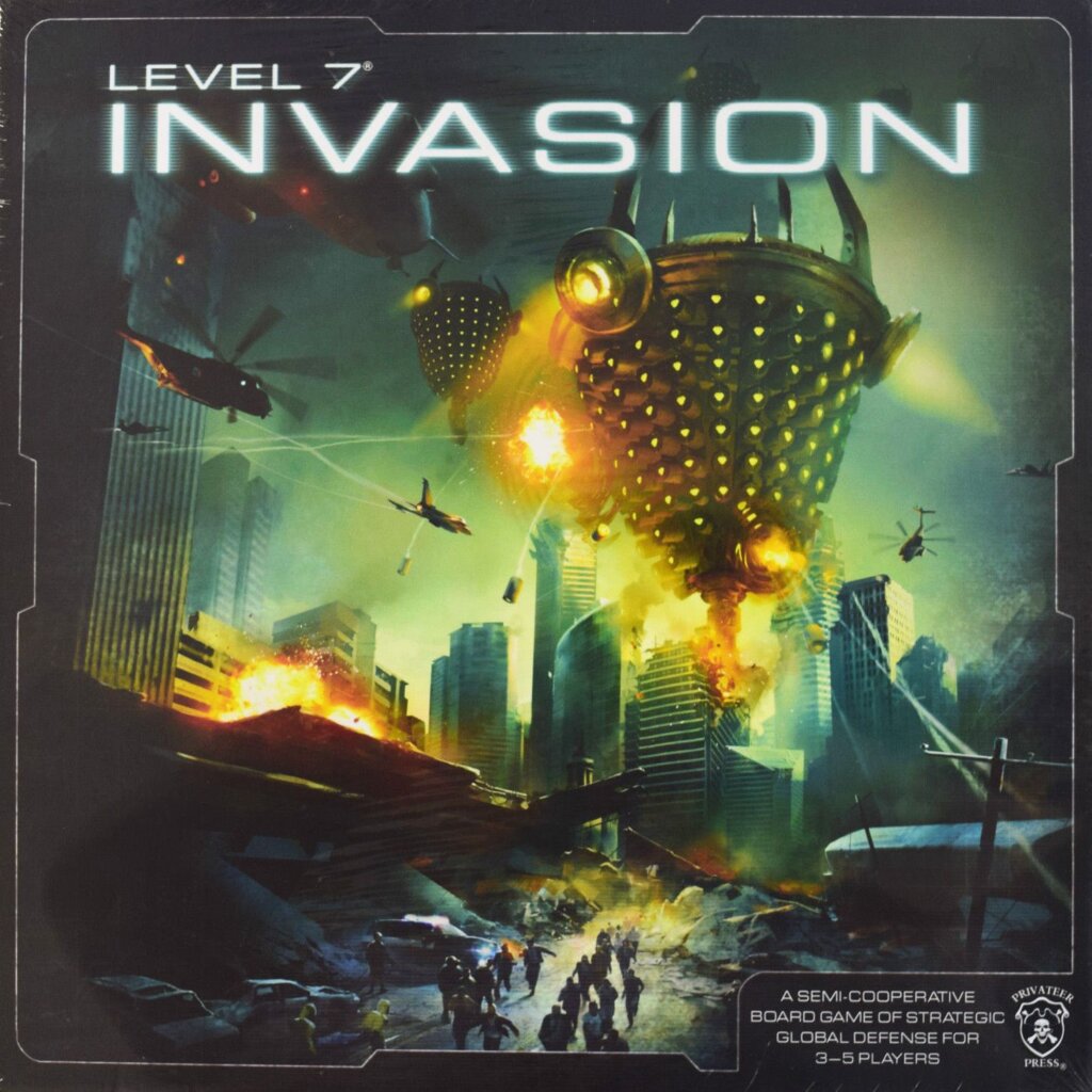 Level 7 [Invasion] board game cover