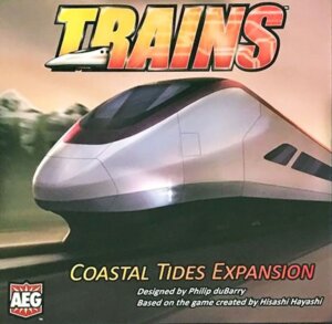 Trains: Coastal Tides board game cover