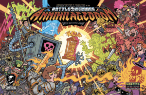 Epic Spell Wars of the Battle Wizards: Annihilageddon Deck-Building Game board game cover