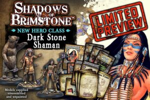 Shadows of Brimstone: Dark Stone Shaman Hero Pack board game cover