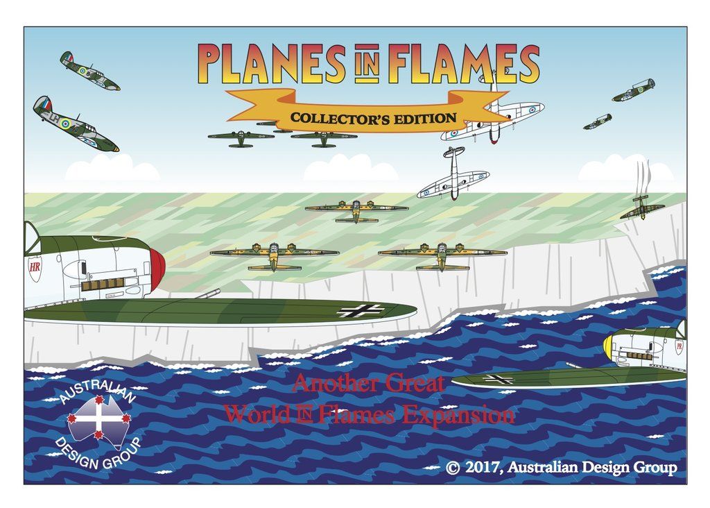 Planes in Flames board game cover
