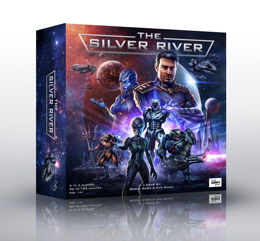 The Silver River board game cover
