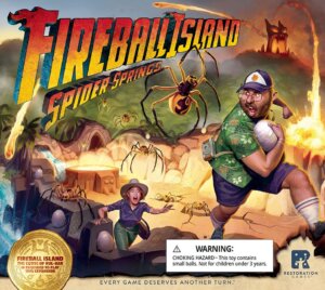 Fireball Island: The Curse of Vul-Kar – Spider Springs board game cover
