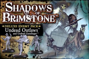 Shadows of Brimstone: Undead Outlaws and Undead Gunslinger Deluxe Enemy Pack board game cover
