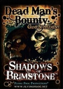 Shadows of Brimstone: Dead Man’s Bounty Game Supplement board game cover