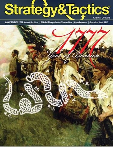 Campaigns of 1777 board game cover