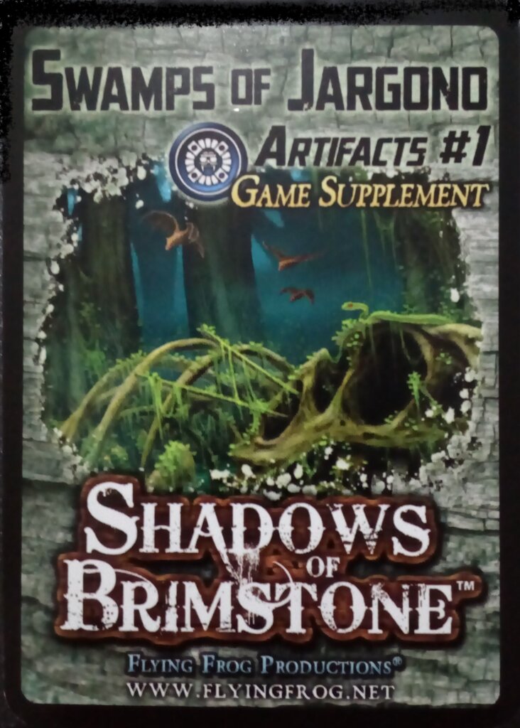 Shadows of Brimstone: Swamps of Jargono Artifacts #1 Game Supplement board game cover