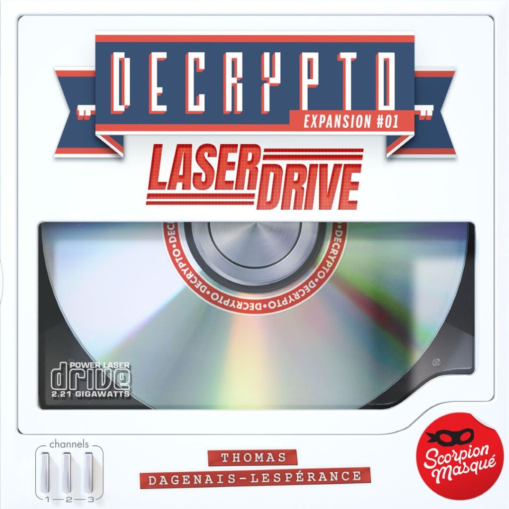 Decrypto: Expansion #01 – Laserdrive board game cover