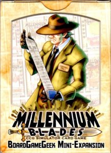 Millennium Blades: BoardGameGeek Mini Expansion board game cover