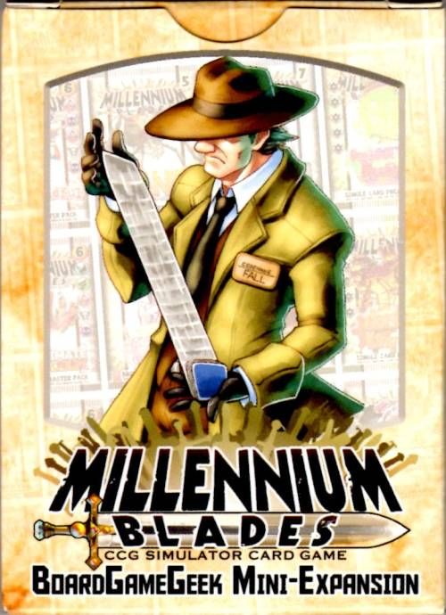 Millennium Blades: BoardGameGeek Mini Expansion board game cover