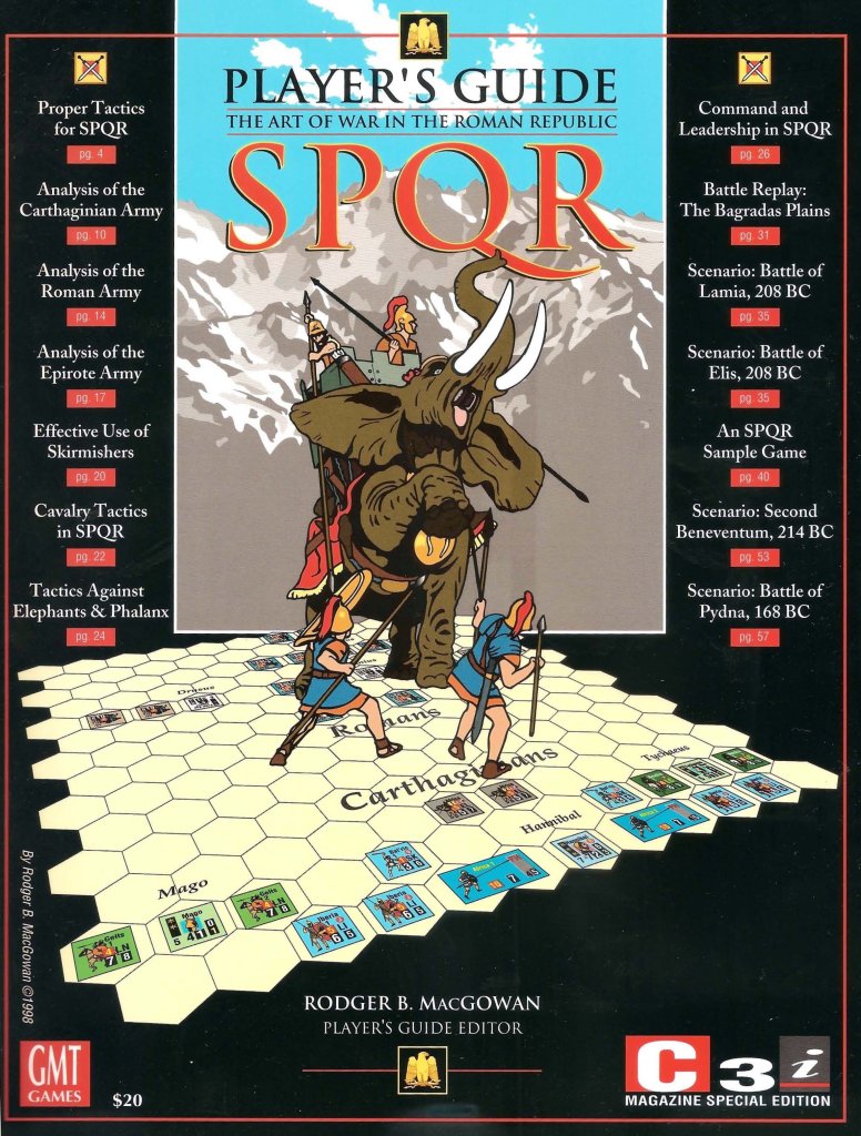 SPQR: Player’s Guide board game cover