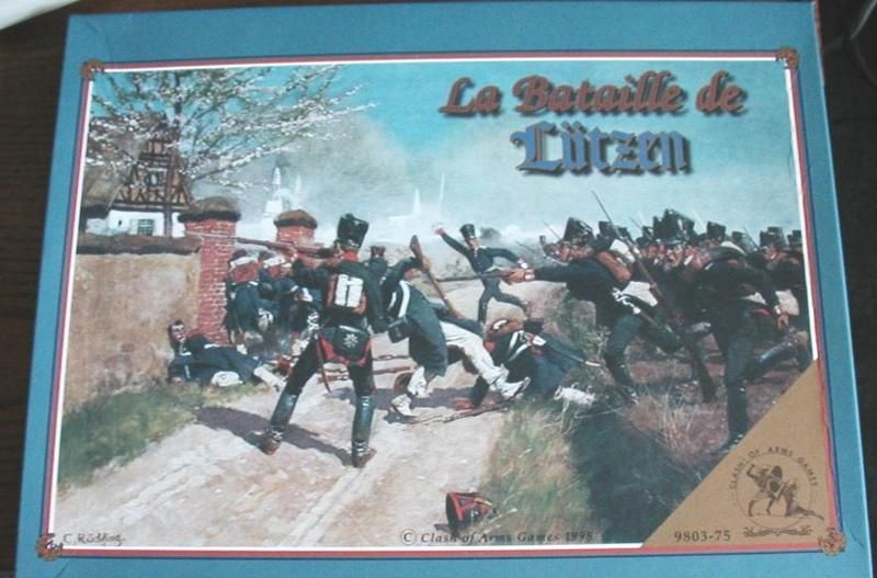 La Bataille de Lützen board game cover