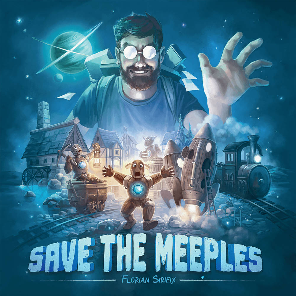 Save the Meeples board game cover