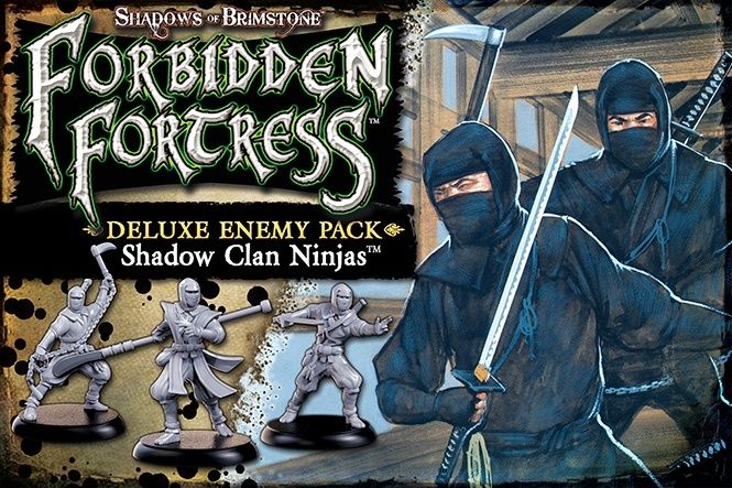 Shadows of Brimstone: Shadow Clan Ninja Deluxe Enemy Pack board game cover