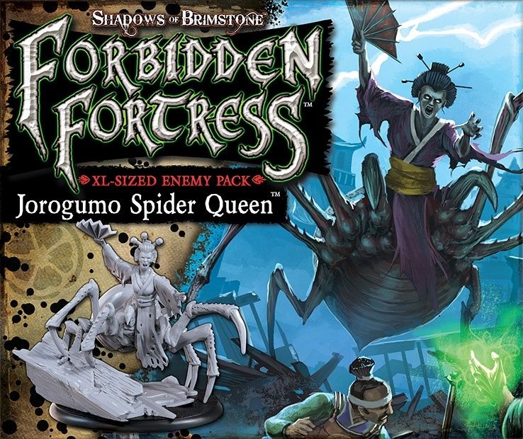 Shadows of Brimstone: Jorogumo Spider Queen Enemy Pack board game cover