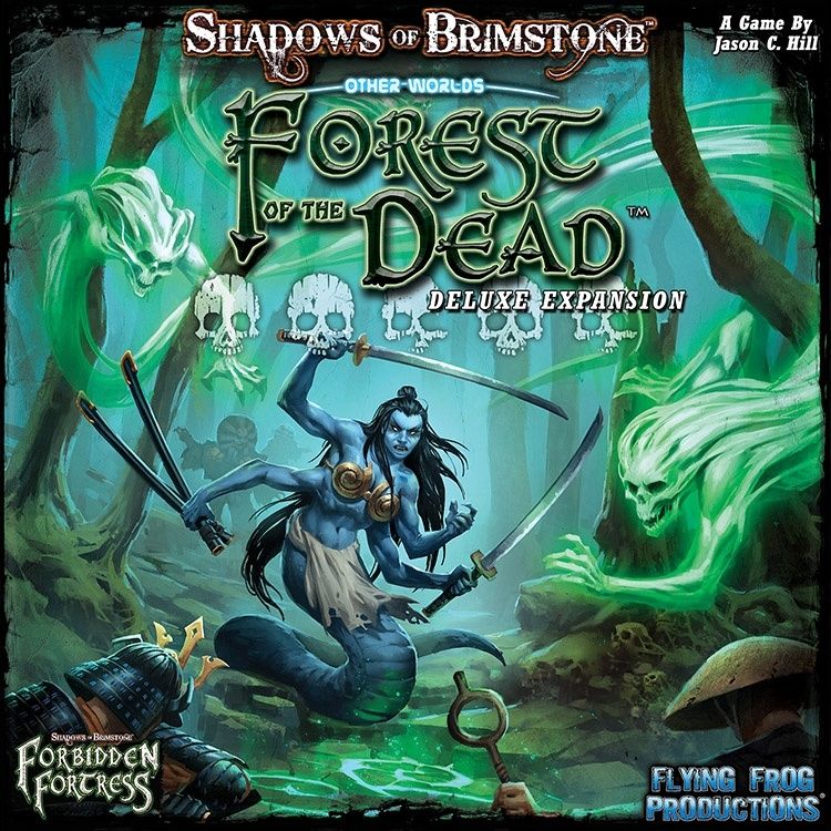 Shadows of Brimstone: Other Worlds – Forest of the Dead board game cover