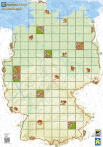 Carcassonne Maps: Deutschland board game cover
