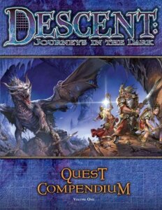 Descent: Journeys in the Dark – Quest Compendium – Volume One board game cover