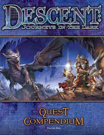 Descent: Journeys in the Dark – Quest Compendium – Volume One board game cover