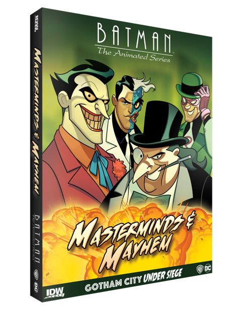 Batman: The Animated Series – Gotham City Under Siege: Masterminds & Mayhem board game cover