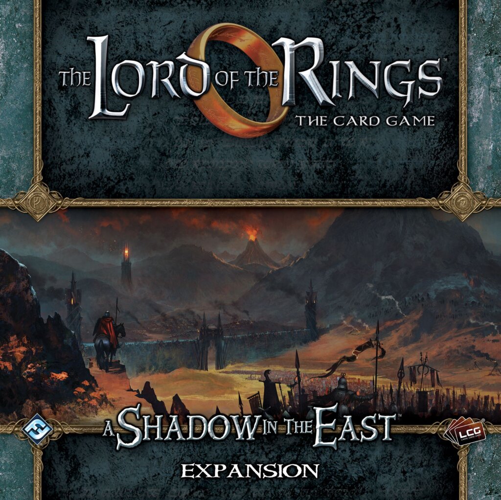 The Lord of the Rings: The Card Game – A Shadow in the East board game cover