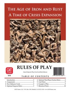 Time of Crisis: The Age of Iron and Rust board game cover