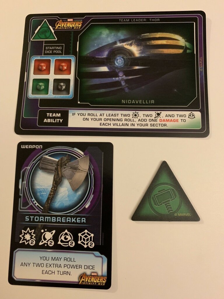 Thanos Rising: Avengers Infinity War – Nidavellir & Stormbreaker board game cover