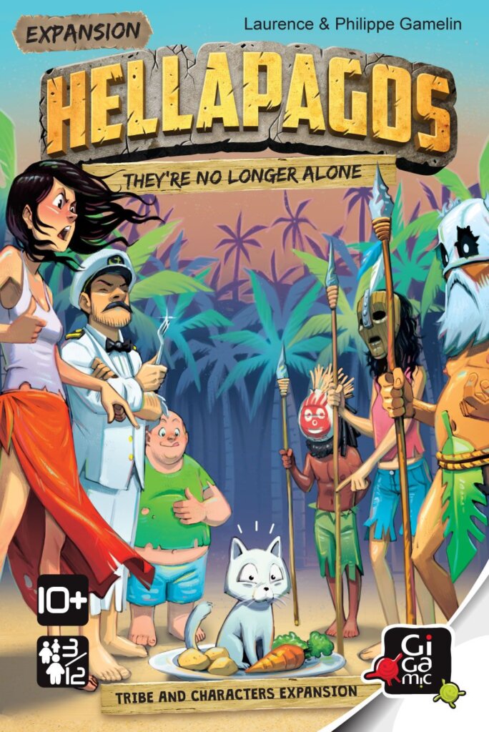 Hellapagos: They’re No Longer Alone board game cover