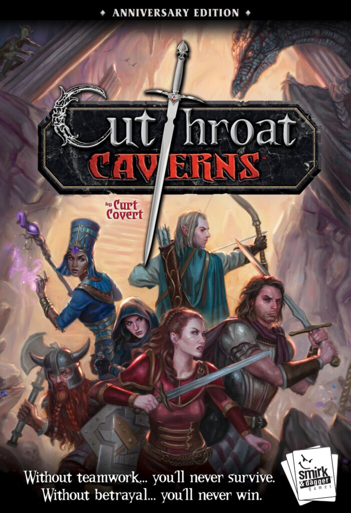 Cutthroat Caverns: Anniversary Edition board game cover