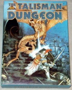 The Talisman: Dungeon board game cover