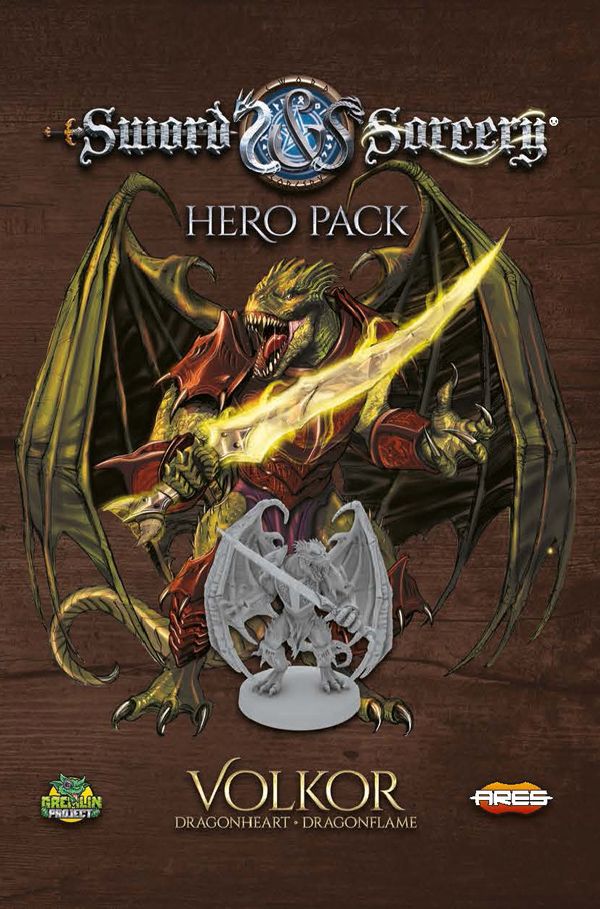Sword & Sorcery: Hero Pack – Volkor: Dragonheart / Dragonflame board game cover