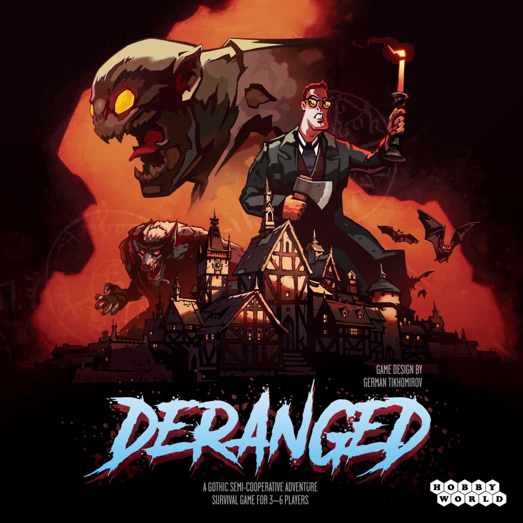Deranged board game cover