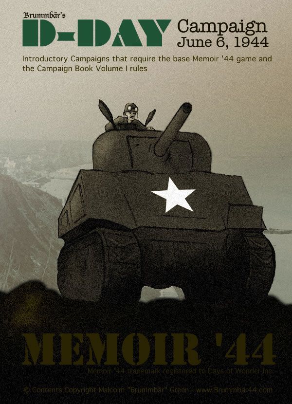 Memoir ’44: Campaign Book – D-Day Supplemental board game cover