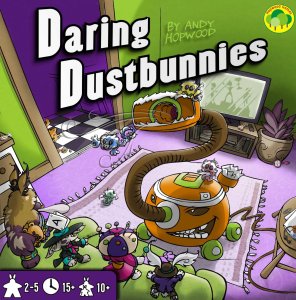 Daring Dustbunnies board game cover