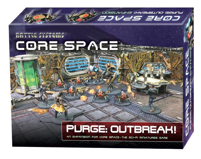 Core Space: Purge – Outbreak board game cover