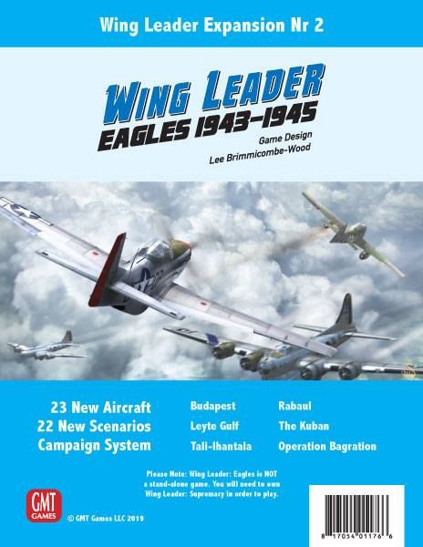 Wing Leader: Eagles 1943-45 board game cover
