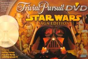 Trivial Pursuit: DVD – Star Wars Saga Edition board game cover
