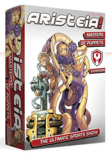 Aristeia!: Masters of Puppets board game cover