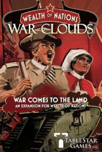 Wealth of Nations: War Clouds board game cover